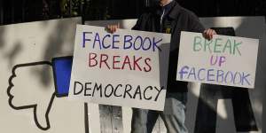 Protests about Facebook’s influence have not slowed its growth. 