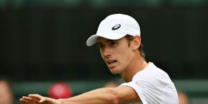 Australian tennis player Alex de Minaur.