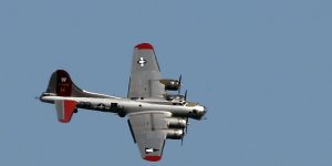 A B-17 Flying Fortress.