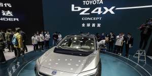 Toyota’s bZ4x SUV,with a name short for “beyond zero”,will offer a driving range of 516 kilometres.