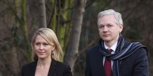 Robinson,pictured with Assange in 2011,calls the Australian government’s lack of action to free him “a shame on our country”.