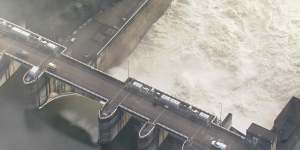 Warragamba Dam has begun to spill.