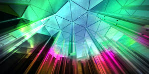 The Kaleidoscope installation by Keith Courtney. Presented by Arts Centre Melbourne in association with Rising.
