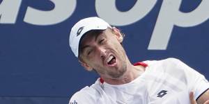 John Millman was no match for Swiss qualifier Henri Laaksonen in the first round of the US Open.