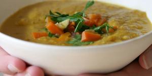 Nourishment for the whole family:Autumn vegie soup.