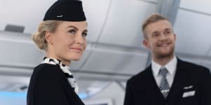 Finnair cabin crew.