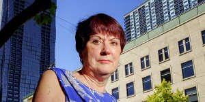 Dame Judith Hackitt outside RMIT in February.