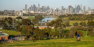 The girl was found unresponsive in a pond at Footscray Park.