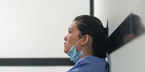 Staff at Victorian hospitals say the toll on them is getting worse.