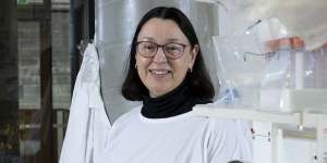 Professor Glenda Halliday in the Brain and Mind Centre in Sydney,is one of a growing number of women being recognised.