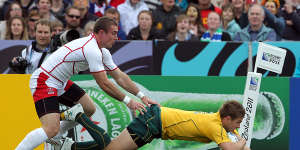 Drew Mitchell remains Australia’s all-time leading Rugby World Cup tryscorer.