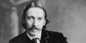 Scottish novelist,poet and traveller Robert Louis Stevenson. 