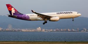 File photo:A Hawaiian Airlines A330-200 plane flying from Honolulu to Sydney hit severe turbulence.