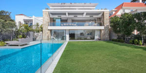 The Wentworth Road,Vaucluse,residence sold new in 2018 for $20.8 million,and resold recently for $32 million.