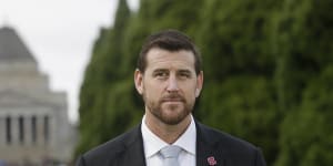Ben Roberts-Smith in a scene from the documentary Truth.
