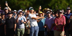 Min Woo Lee has the Australian PGA lead after the second round.