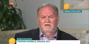 Thomas Markle,Baby Sussex's grandfather,sends greetings from Mexico