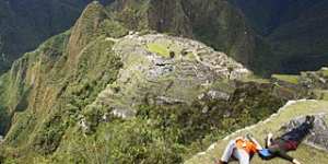 Machu Picchu offers breathtaking views ... but only because it's literally hard to breathe up there.