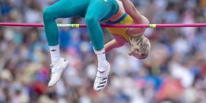 Defending high jump world champion Eleanor Patterson.