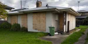 Another vacant state-owned home in Braybrook.