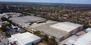 Amazon's warehouse at Goodman Centenary Distribution Centre in Moorebank,Sydney.