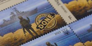 The art of war:Ukraine’s stamps of approval on Russian setbacks