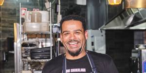Peasants Paradice’s Zimbabwean-born chef and owner,Dwight Alexander.