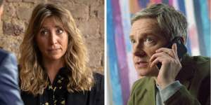 Everyone is struggling on Breeders,including parents Ally (Daisy Haggard) and Paul (Martin Freeman).