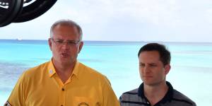Prime Minister Scott Morrison and Minister for International Development and the Pacific Alex Hawke.