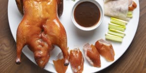 Go-to dish:Peking duck.