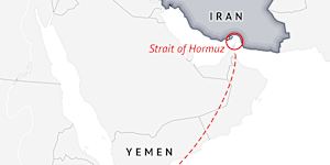The Strait of Hormuz,and Bab el-Mandeb