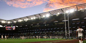 The 30,000-seat Bankwest Stadium in Parramatta cost around $300 million to build.