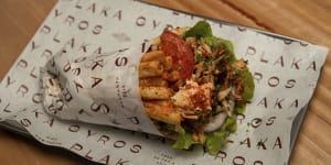 Chicken souvlaki is"as Aussie as a drop punt".