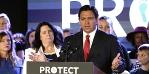 Florida Governor Ron DeSantis signed into law the ban on abortions after 15 weeks,and then later approved the ban after six weeks.