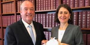 Daryl Maguire and NSW Premier Gladys Berejiklian.
