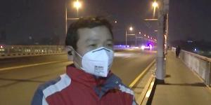 Wuhan resident Tong Zhengkun,on Wednesday - the day the city of 11 million people finished its coronavirus lock down.
