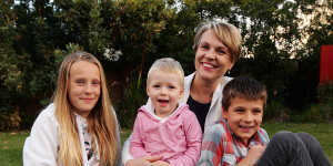 Plibersek with Anna,Louis and Joe in 2013. It was clear from childhood that Anna was destined for “the caring professions”. 