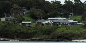 Homes at the Indigenous community of Wreck Bay on the NSW South Coast.