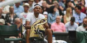 Nick Kyrgios:"As soon as I lost the first set,I just lost belief. Obviously felt like a mountain to climb after losing the first."