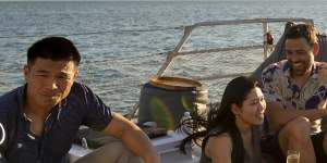 Sailing the Darwin Harbour at sunset.