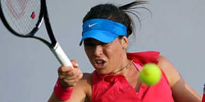 Serious talent:Ajla Tomljanovic's switch was initially hatched as a bit of joke.