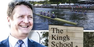 The King’s School’s headmaster Tony George