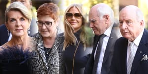 Famous Australians honoured Carla Zampatti at a state funeral on Thursday.