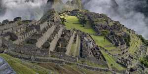 The Incan citadel of Machu Picchu.