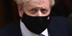 Prime Minister Boris Johnson:under fire for lockdown parties at No. 10.