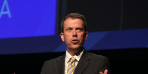 Education Minister Dan Tehan at the Universities Australia conference.