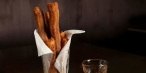 Cinnamon-dusted churros at Omni.