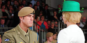 Decorated ... Ben Roberts-Smith being awarded the Victoria Cross by the then Governor-General,Quentin Bryce.