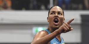 Liz Cambage has been able to use her high profile to make a point.