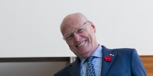 Jim Molan after his successful bid for the Senate vacancy in Sydney on Sunday.
